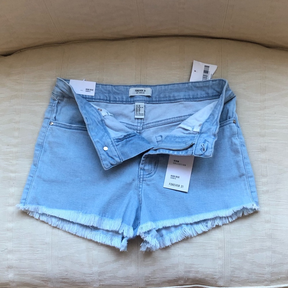 High Rise Jean Shorts size 28